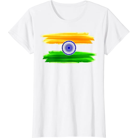 India Independence Day 15 August 1947 Indian Flag Patriotic T-Shirt