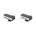 thumbnail image 2 of Sonducket Luz delantera de bicicleta de alto brillo impermeable tipo c linterna para manillar al aire libre senderismo pesca impermeable 4 modos Tipo 1 2piezas, 2 of 6