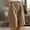 Brown, variant on Women's Lightweight Cotton Linen Shorts with Pocket Summer Loose Fit High Waist Shorts Straight Leg Bermuda Shorts for Casual