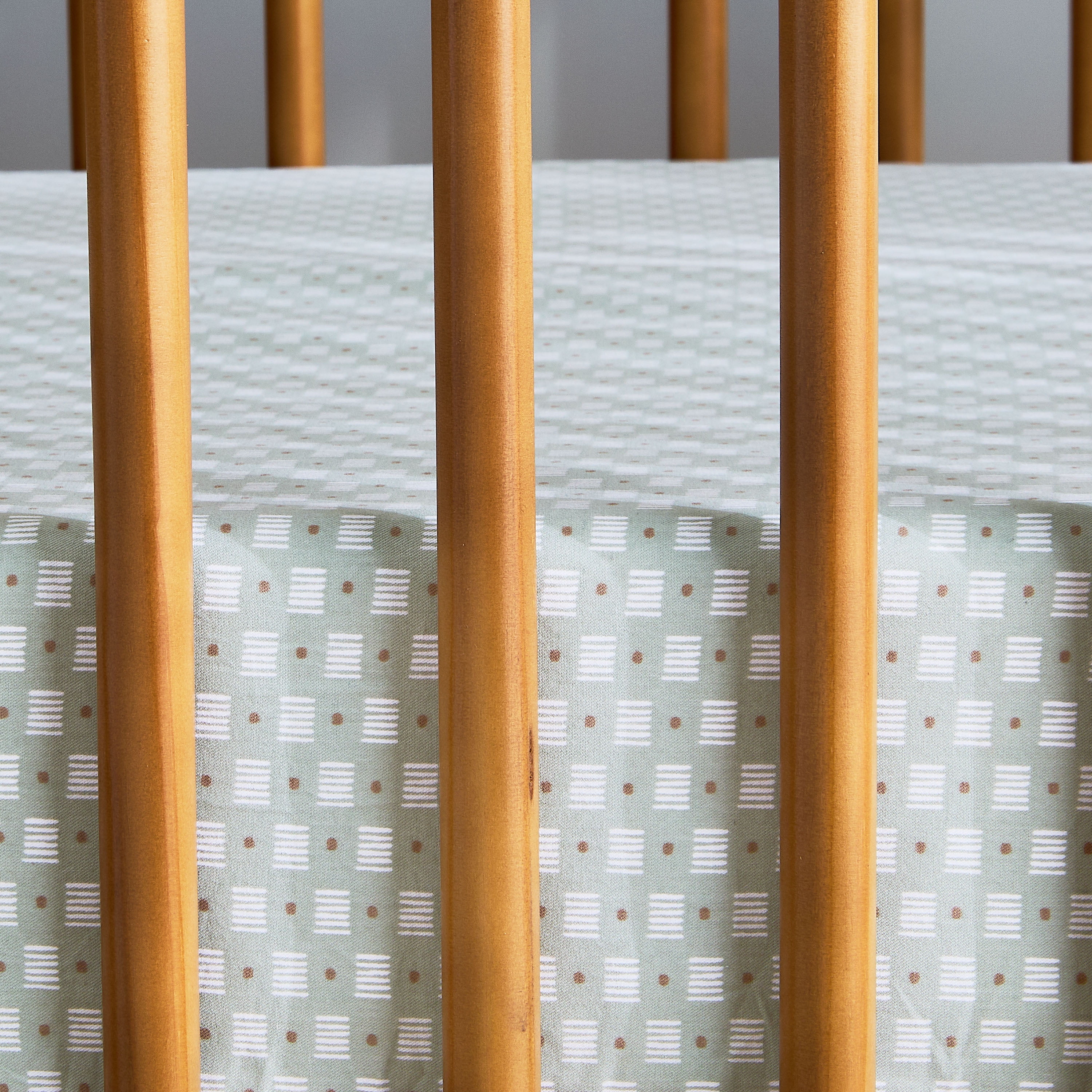 Parent's Choice 2-Piece Cotton Fitted Crib Sheets for Baby Boys and Girls, Safari