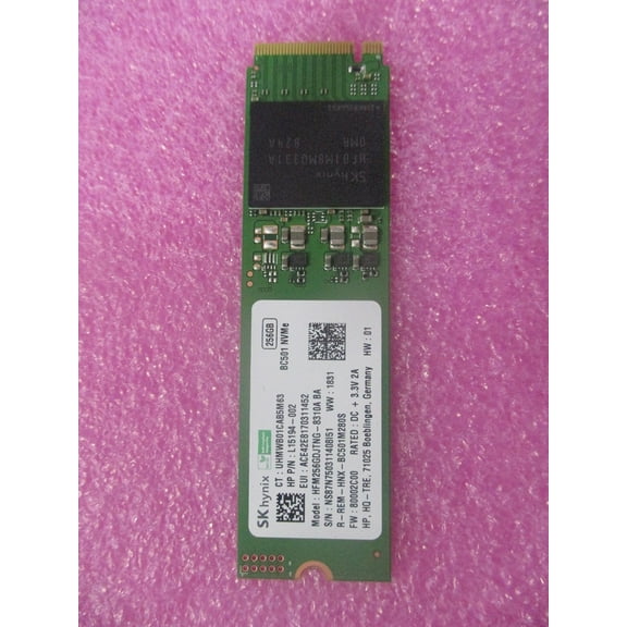 New Genuine HP 15-DY0025TG 256GB SSD Hard Drive L63571-001