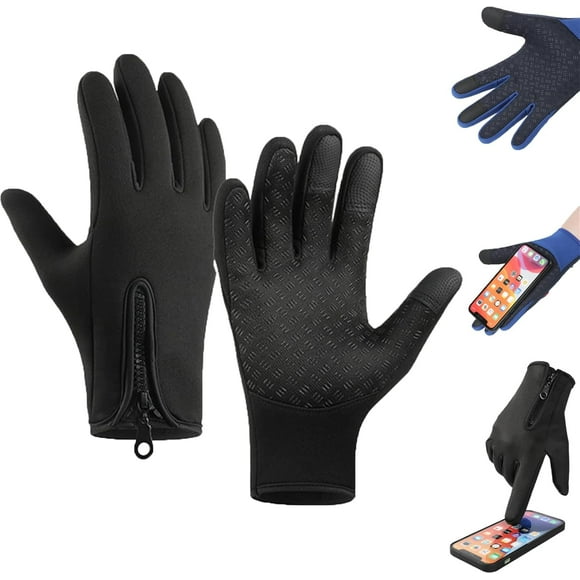 Norsen Gants Thermiques Pro Tous Temps, Norsen Gants Thermiques Pro, Gants Thermiques Imperméables et Coupe-Vent Antidérapants, Gant de Sport à Écran Tactile