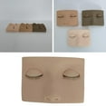 thumbnail image 4 of Párpados de Repuesto jinwen Párpados Realistas con Pestañas Cabeza de Maniquí, 4 of 8