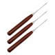 thumbnail image 1 of 3Pack Mixing Nail Polish Gels Stick Tools for DIY Nail Manicure and Professional Salons with Brown Plastic and Steel, 1 of 5
