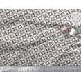 thumbnail image 3 of Soimoi Polyester Crepe Fabric Triangle & Floral Ethnic Decor Fabric Printed Yard 52 Inch Wide, 3 of 3