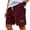 AS19-Wine, variant on VV AVEORS Mens Corduroy Shorts Casual Elastic Waist Drawstring Bermuda Shorts 2026 Baggy Summer Lightweight Beach Lounge Short Army Green XL