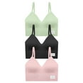 thumbnail image 6 of Livona 3 Pack Sports Bras for Women- Wireless Soft Workout Bra, Padded Fitness Bralette, Comfort Crop Cami Tank S-XXL, 6 of 6