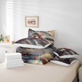 thumbnail image 5 of YST 7Pcs Cardinal Bedding Sets for Kids Teens Adults 3D Birds Print Comforter Set,Winter Pine Tree Comforter Sets Full Natural Animal Landscape Bed In A Bag Christmas Pillow Covers, 5 of 5