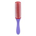 thumbnail image 2 of Seitruly Peine para el cabello Diseño antiestático con mango Desenredante Cepillo para el cabello de 9 filas Separación Herramienta de peinado Cuidado del cabello violeta Seitruly CE011932-02B, 2 of 6