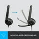 thumbnail image 3 of Auriculares estéreo Logitech H390 con cable y micrófono USB con cancelación de ruido, 3 of 9