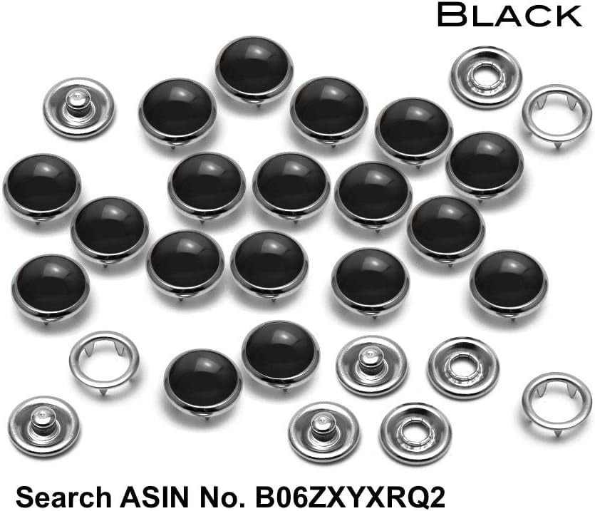 Snap Fastener Setting Tool for Pearl Snap Ring Fastener Buttons - Snaps NOT Included (Prong Snap Setter)