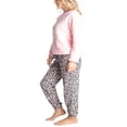 thumbnail image 3 of Ensemble de Pyjama en Peluche Sherpa pour Femmes et Plus Violet/diamant Moyen, 3 of 4