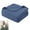 Dark Blue, variant on The Fleece Company Muslin Blanket, 100% Cotton 6-Layer Breathable, Soft & Pre-Washed 51" × 59"