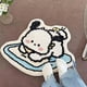 thumbnail image 1 of Alfombra de felpa Kawaii Hello Kitty, tapete de Anime Kt Cat Pochacco, cojín suave para coche, chica, corazón, lindo, dormitorio, alfombra antideslizante, decoración de habitación, 1 of 4