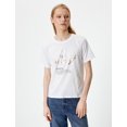 thumbnail image 4 of Cotton Short Sleeve Crew Neck Printed T-Shirt, 4 of 6