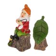 thumbnail image 2 of Mini Estatua De Gnomo: Mini Juego De Gnomos De Jardinería, Estatua De Gnomo De Jardín De 2 Piezas Y Juego De Accesorios, Decoraciones De Césped De Gnomos, 2 of 14