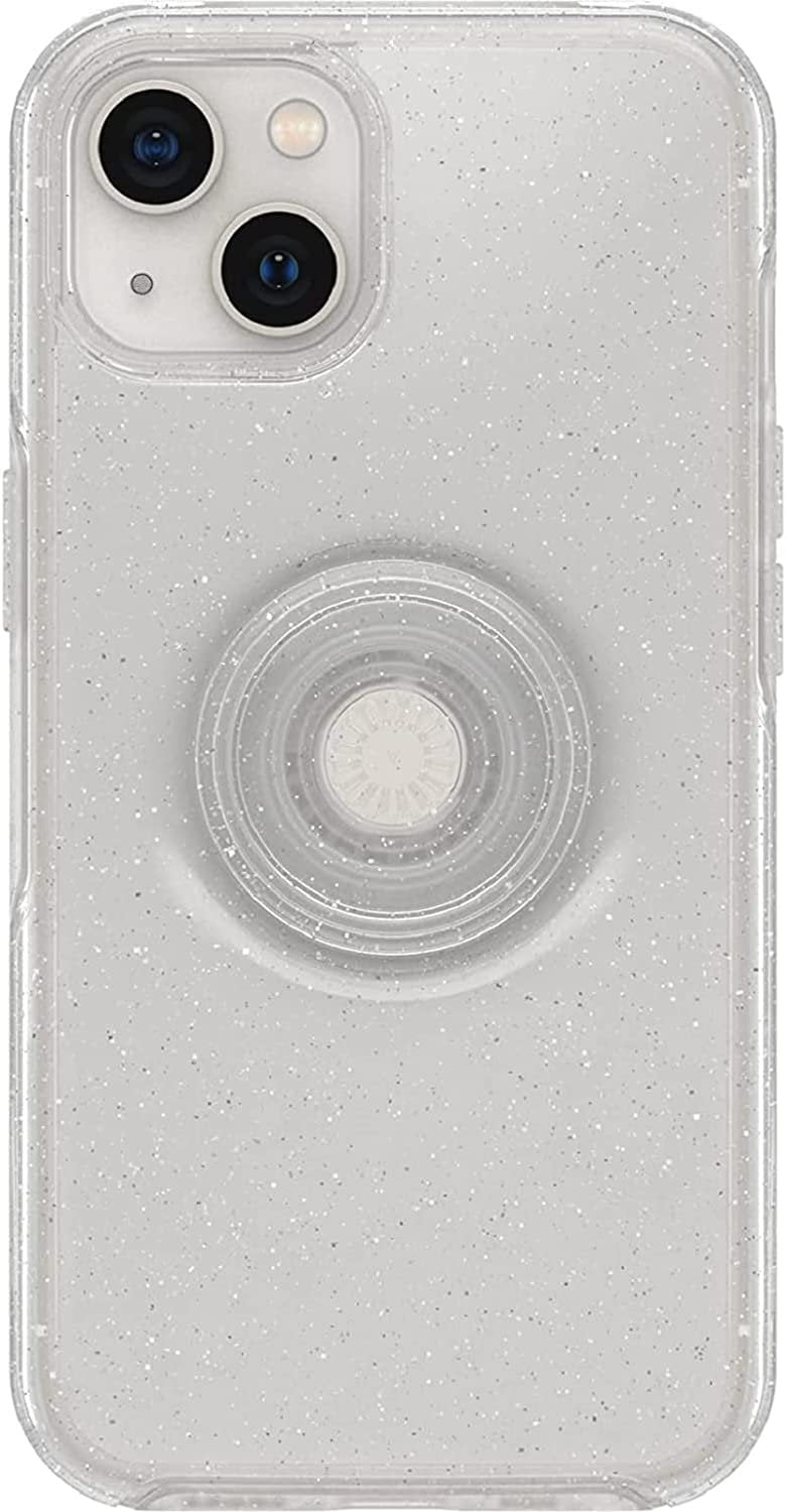 OtterBox + Pop Symmetry Clear Series Case for iPhone 13 Only - Non-Retail Packaging - Stardust Clear/Glitter