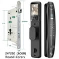 thumbnail image 2 of 3D Face Smart Door Lock Security Camera Monitor Intelligent Fingerprint Password Biometric Electronic Key Unlock ,Corrosion-Resistant, 2 of 6