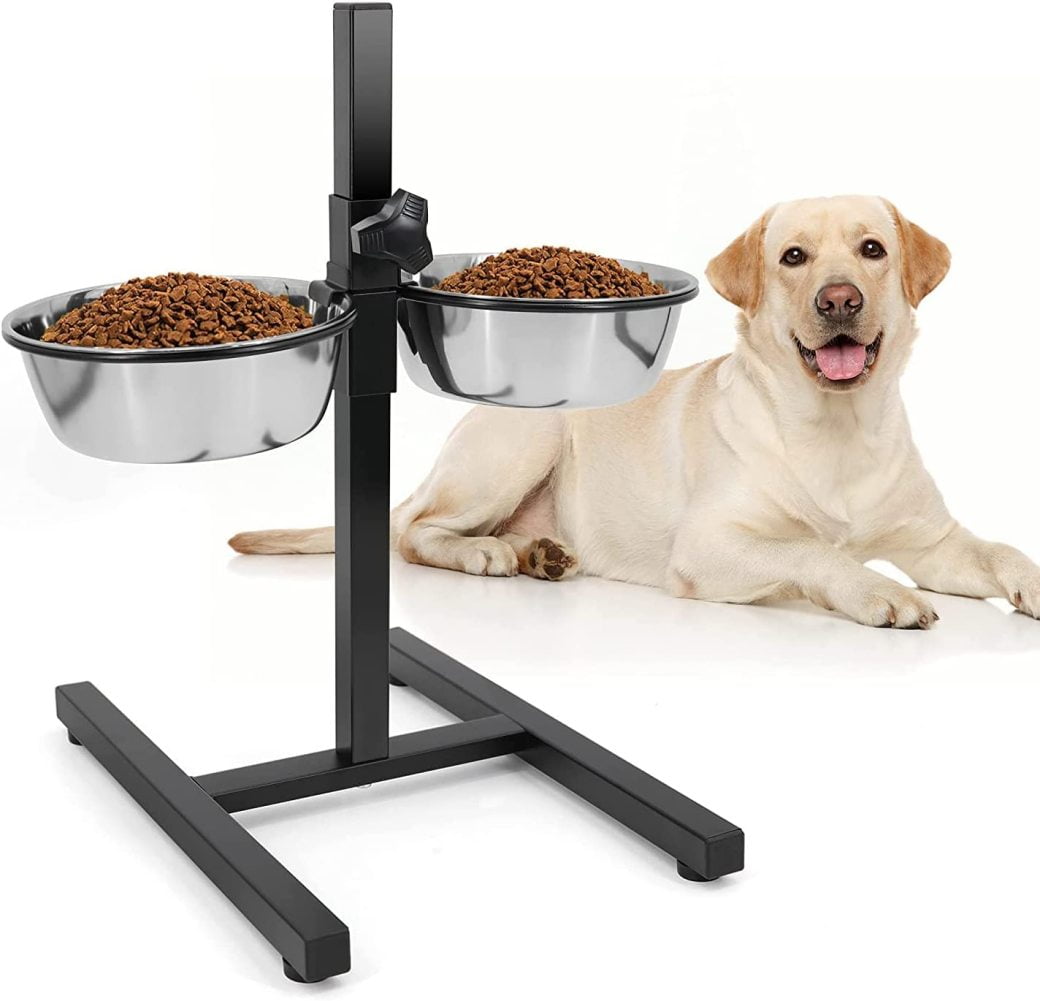 classic fashion elevated dog feeder