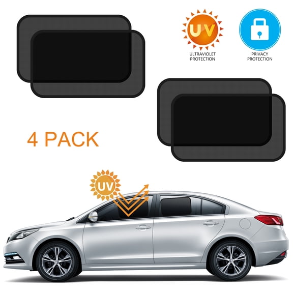 ReachTop 21" x 14" Automotive Window Shades for Baby, 4 Pack