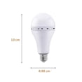 thumbnail image 4 of Foco Led Emergencia 9W Recargable P/ Apagones Huracanes 3pzs Igoto FE10709, 4 of 5