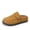 Light Brown, variant on Pennysue Women Clogs Slip On Suede Mule Shoes Buckle Arch Support Comfortable Casual House Slippers Outdoor Work