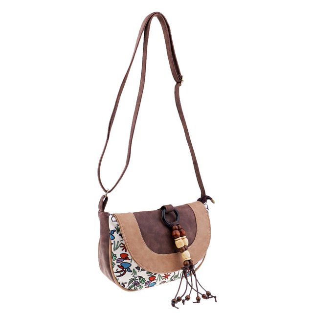 Bandolera con , Bandolera Vintage, Bandolera Pequeña, Bandolera con Correa Baoblaze Bolso del bordado
