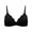 Black#25, variant on Women's Lace Bralettes Triangle Wireless Bras with Adjustable Straps V Neck Soft Unpadded Scalloped bras Black 808590CD