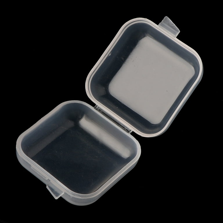 Small Rectangle Clear Plastic Box - 5-7/16” x 4” x 1-1/2″ - 030C