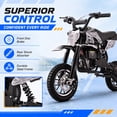 thumbnail image 5 of QEASET 39CC Dirt Bike, Mini Bike 4-Stroke Gas Powered off Road with Max Speed 20MPH, Pull Start, 5 of 9