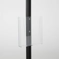 thumbnail image 4 of M&T Displays Free Standing Display Stand with 1 x (11X17) Frame in Portrait/Landscape and 1 x (8.5x11) Clear Pocket Shelf, Single Sided (Black), 4 of 6
