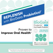 BioGaia Oral Health Probiotic | For Healthy Gums & Teeth | Common Dental Problem Defense | Mint