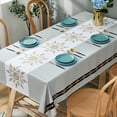 thumbnail image 1 of Nappe Imperméable en pvc Nappe d'Hôtel Fête Soirée Restaurant Nappe Anti-Huile, 1 of 6