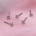 thumbnail image 4 of Designice 21Pcs Nose Rings L Shaped Nose Studs 20G Hoop Nose Rings for Women Nose Piercing Jewelry, 4 of 8
