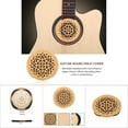 thumbnail image 3 of Wood Sponge Guitar Sound Hole Cover Block Protector For 41 Inch Acoustic Classic Guitar, 3 of 8