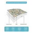 thumbnail image 4 of Quilts Queen Size Bedding Set, Vintage Flowers Reversible Summer Quilt 3 Pieces, Spring Yellow Green Floral Country Leaves Birds Lightweight Bedspreads Coverlets with 2 Pillow Shams for All Seasons, 4 of 5