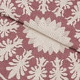 thumbnail image 3 of Superior Cotton Blend Woven Jacquard Vintage Medallion Bedspread Set 3-Pieces, King, Berry Red, 3 of 6
