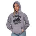 thumbnail image 3 of Funny Virginia Thanksgiving VA Turkey Unisex Plus Fleece Graphic Hoodie Brisco Brands 2X, 3 of 5