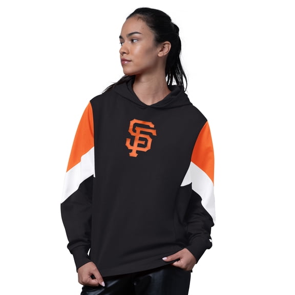 Women's Starter  Black San Francisco Giants Scrimmage Pullover Hoodie