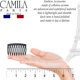 thumbnail image 3 of Camila Paris Cp2948 Peine lateral para el cabello francés Peines pequeños redondeados negros con torcedura francesa Pinzas para el cabello decorativas de sujeción fuerte para mujeres Moño moño Up-Do S, 3 of 5