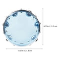 thumbnail image 2 of Weiweiguan Percussion Instrument 8 Inch Self-tuning Double Row Tambourine for Playing, 2 of 6