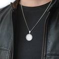 thumbnail image 3 of Rotating Saint Benedict Medal Necklace Men Stainlee Steel San Benito Pendant Charm Catholic Jewelry, 3 of 9