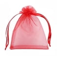 thumbnail image 1 of Bolsa de Organza con cordón para embalaje de joyería, bolsas de 7x9, 9x12, 10x15cm para regalo, boda, fiesta, Navidad, dulces, 100, 50/50% Uds., 1 of 4