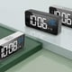 thumbnail image 3 of BR Reloj despertador digital con pantalla LED, temperatura promedio, alarmas duales, puerto de carga USB, 3 of 4