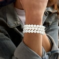 thumbnail image 2 of Ross-Simons Cultured Pearl Jewelry Set: 3 Stretch Bracelets, Women's, Adult, 2 of 5