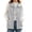 Gray, variant on Fleece Vests for Women, Polka Dot Sleeveless Peter Pan Collar Button Down Teddy Vest with Pockets, Winter Soft Warm Outerwear M-XL