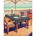 thumbnail image 2 of Outdoor Tablecloth Dark Grey Pattern Rectangle Patio Tablecloths 60x84, Waterproof Outside Table Cloths with Umbrella Hole and Zipper, Pure Colour Summer Table Cover for Outdoor Tables, Picnic,, 2 of 6