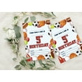 thumbnail image 4 of Darling Souvenir Multicolor Birthday Invitation Card 28 Pcs Fill or Write In Blank Invites Printable Party Supplies 5 x 7 Inches, 4 of 5
