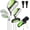 Green (6-10 Ages), variant on XDriveMax 6 Pieces Golf Club Set, Junior Complete Set for Ages 8-12 with Stand Bag, Right Handed, 2 Head Covers, Gray