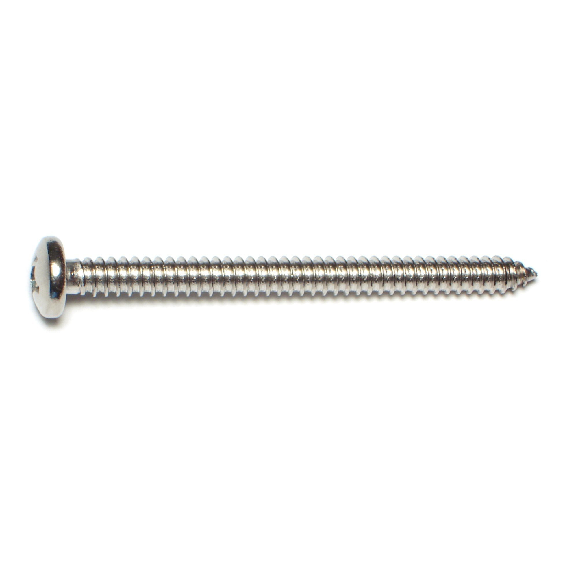 18-8 Stainless Steel Phillips Pan Head #14 Sheet Metal Screws Select Length 